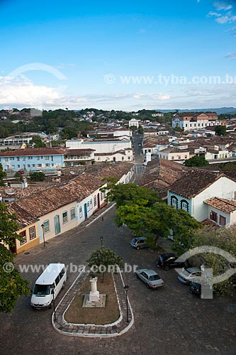  Assunto: Vista de cima da cidade de Goiás a partir da torre da Igreja do Rosário - Rua Cândido Penso / Local: Goiás - Goiás (GO) - Brasil / Data: 07/2011 