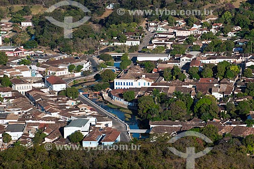  Assunto: Vista aérea da cidade de Goiás / Local: Goiás - Goiás (GO) - Brasil / Data: 07/2011 