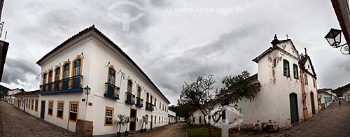  Assunto: Casario colonial e Igreja Nossa Senhora do Rosário / Local: Paraty - Rio de Janeiro (RJ) - Brasil / Data: 07/2011 