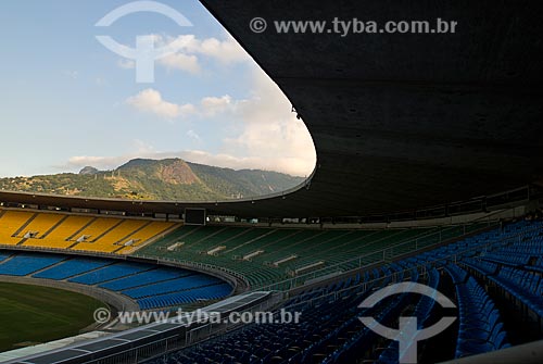  Assunto: Vista da arquibancada do Estádio Jornalista Mário Filho - Maracanã / Local: Rio de Janero (RJ) -  Brasil / Data: 06/2010 