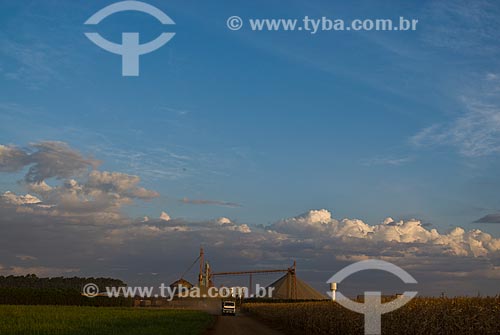  Assunto: Vista de silo / Local: Costa Rica - Mato Grosso do Sul (MS) - Brasil / Data: 07/2010 