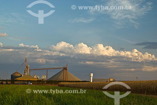  Assunto: Vista de silo / Local: Costa Rica - Mato Grosso do Sul (MS) - Brasil / Data: 07/2010 