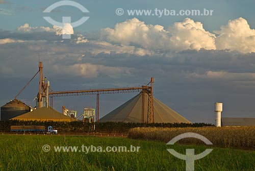  Assunto: Vista de silo / Local: Costa Rica - Mato Grosso do Sul (MS) - Brasil / Data: 07/2010 