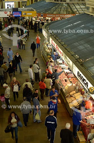  Assunto: Vista interna do Mercado Público / Local: Centro - Porto Alegre - Rio Grande do Sul (RS) - Brasil / Data: 07/2011 