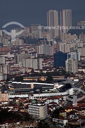  Assunto: Vista aérea do Estádio Urbano Caldeira (mais conhecido como Vila Belmiro) do Santos Futebol Clube / Local: Santos - São Paulo (SP) - Brasil / Data: 08/2011  
