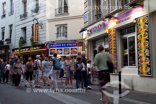  Assunto: Rua Saint Séverin - Bairro grego / Local: Paris - França - Europa / Data: 08/2011 