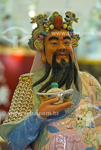  Assunto: Deus chinês da fortuna / Local: Xangai - China - Ásia / Data: 11/2006 