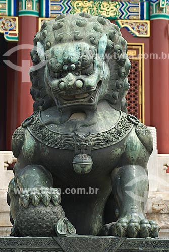  Assunto: Estátua de Dragão na cidade Proibida / Local: Pequim - China - Ásia / Data: 05/2010 