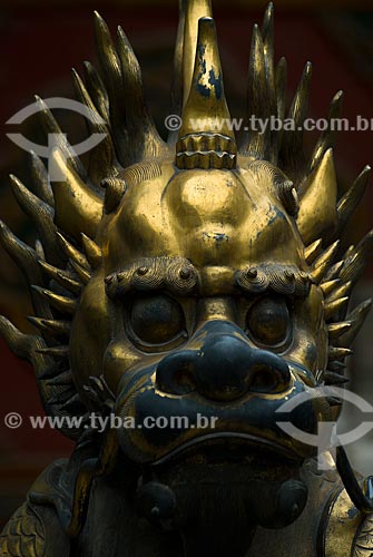 Assunto: Estátua de Dragão na cidade Proibida / Local: Pequim - China - Ásia / Data: 05/2010 