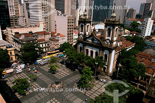  Assunto: Vista do Largo de São Francisco - Igreja de São Francisco de Paula / Local: Centro - Rio de Janeiro (RJ) - Brasil / Data: 10/2007 