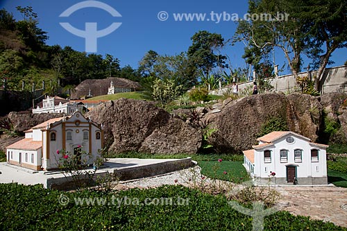  Assunto: Mini Estrada Real - Parque Temático Histórico e CulturalMiniatura da trilha do Ouro - Paraty / Local: Paraty - Rio de Janeiro (RJ) - Brasil / Data: 07/2011 