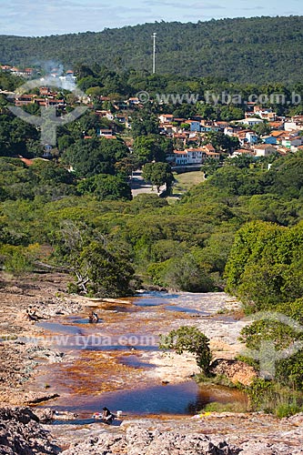  Assunto: Vista do Rio Serrano - Chapada da Diamantina / Local: Lençóis - Bahia (BA) - Brasil / Data: 07/2011 
