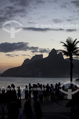  Assunto: Entardecer visto do Arpoador / Local: Ipanema - Rio de Janeiro (RJ) - Brasil / Data: 05/2011 