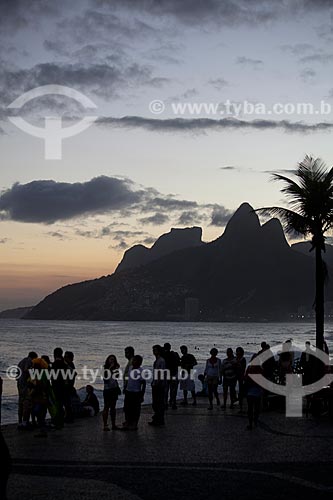  Assunto: Entardecer visto do Arpoador / Local: Ipanema - Rio de Janeiro (RJ) - Brasil / Data: 05/2011 