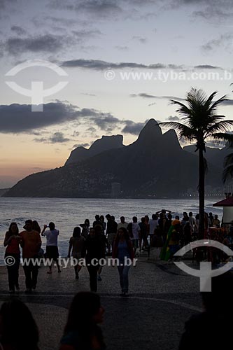  Assunto: Entardecer visto do Arpoador / Local: Ipanema - Rio de Janeiro (RJ) - Brasil / Data: 05/2011 