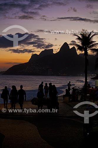  Assunto: Entardecer visto do Arpoador / Local: Ipanema - Rio de Janeiro (RJ) - Brasil / Data: 05/2011 