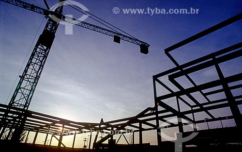  Assunto: Construção de prédio na Barra da Tijuca / Local: Rio de Janeiro (RJ) - Brasil / Data: 2005 