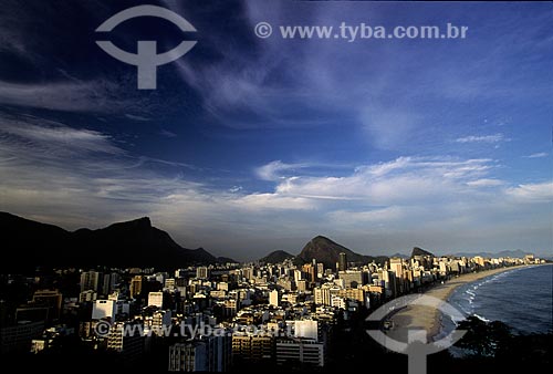  Assunto: Vista do Leblon / Local: Leblon - Rio de Janeiro (RJ) - Brasil / Data: 08/2005 