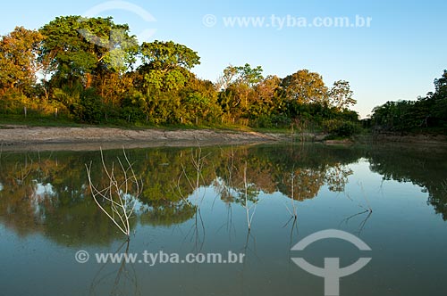  Assunto: Lagoa ao entardecer, perto do Rio Abobral / Local: Corumbá - Mato Grosso do Sul (MS) - Brasil / Data: 10/2010 