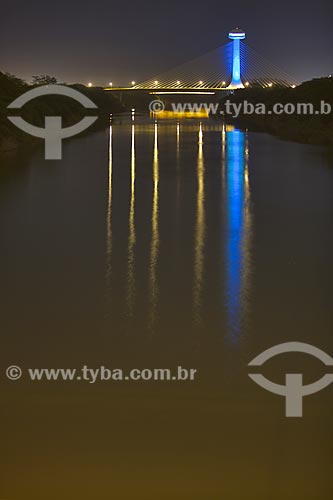  Assunto: Vista da Ponte Estaiada Mestre Isidoro França / Local: Teresina - Piauí (PI) - Brasil / Data: 04/2010 