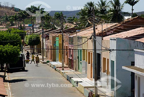  Assunto: Casas simples da cidade de Jati / Local: Jati - Ceará (CE) - Brasil / Data: 10/2011 