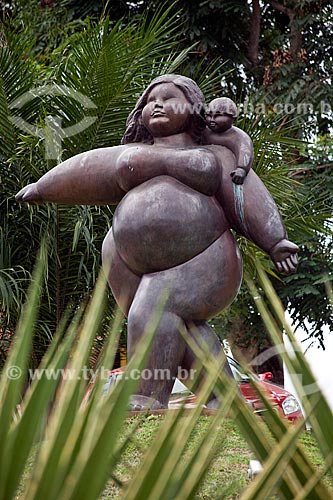  Assunto: Escultura no Parque da Maternidade / Local: Rio Branco - Acre (AC) - Brasil / Data: 11/2011 