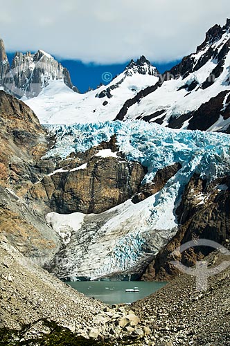  Assunto: Glaciar Piedras Blancas / Local: El Chalten - Província de Santa Cruz - Argentina - América do Sul / Data: 02/2010 