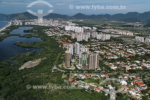  Assunto: Vista aérea da Barra da Tijuca / Local: Barra da Tijuca - Rio de Janeiro (RJ) - Brasil / Data: 01/2012 