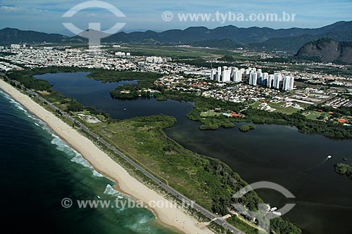  Assunto: Vista aérea da Barra da Tijuca / Local: Barra da Tijuca - Rio de Janeiro (RJ) - Brasil / Data: 01/2012 