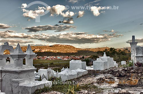  Assunto: Cemitério Bizantino / Local: Mucugê - Bahia (BA) - Brasil / Data: 01/2012 