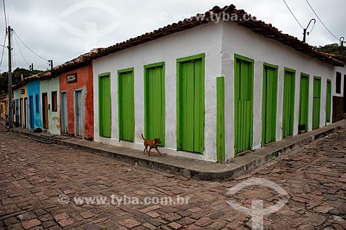  Assunto: Casario histórico em Igatu / Local: Andaraí - Bahia (BA) - Brasil / Data: 01/2012 