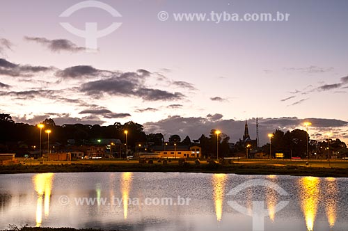  Assunto: Lago do bairro Palace Hotel / Local: Canela - Rio Grande do Sul (RS) - Brasil / Data: 01/2012 