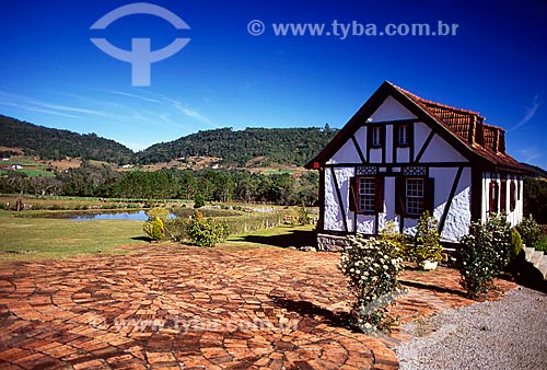  Assunto: Casa no estilo enxaimel / Local: Nova Petrópolis - Rio Grande do Sul (RS) - Brasil / Data: 02/2010 