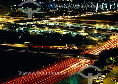  Assunto: Vista noturna de Brasília / Local: Brasília - Distrito Federal (DF) - Brasil / Data: 05/2009 