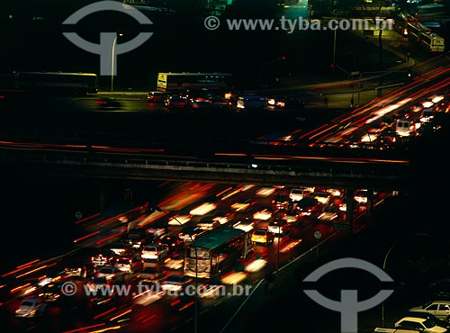  Assunto: Vista noturna de Brasília / Local: Brasília - Distrito Federal (DF) - Brasil / Data: 05/2009 