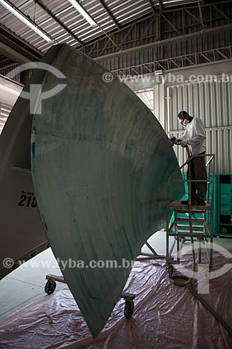  Assunto: Fábrica Wobben Windpower / Enercon - Fabricação de turbinas e pás E-70 para aerogeradores / Local: Sorocaba - São Paulo (SP) - Brasil  / Data: 09/2011 