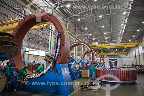 Assunto: Fábrica Wobben Windpower / Enercon - Fabricação dos Geradores E-82  / Local: Sorocaba - São Paulo (SP) - Brasil  / Data: 09/2011 