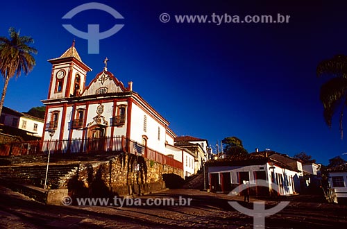  Assunto: Igreja de São Francisco de Assis / Local: Diamantina - Minas Gerais (MG) - Brasil / Data: 07/2006 