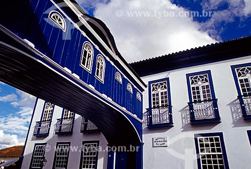  Assunto: Passadiço da Casa da Glória - Localizado na Rua da Glória / Local: Diamantina - Minas Gerais (MG) - Brasil / Data: 07/2006 