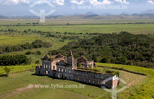  Assunto: Vista aérea das Ruínas do Convento São Boaventura / Local: Itaboraí - Rio de Janeiro (RJ) - Brasil  / Data: 03/2012 