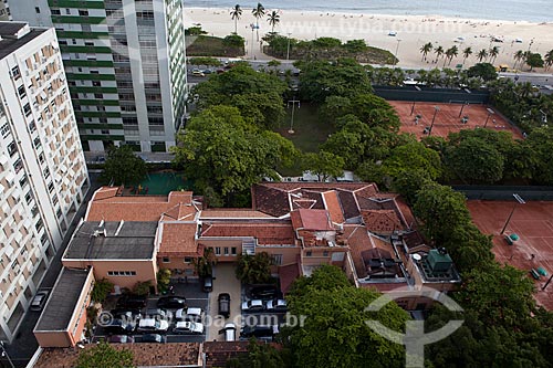  Assunto: Vista aérea do Rio de Janeiro Coutry Club com Praia de Ipanema ao fundo / Local: Ipanema - Rio de Janeiro (RJ) - Brasil / Data: 03/2012 