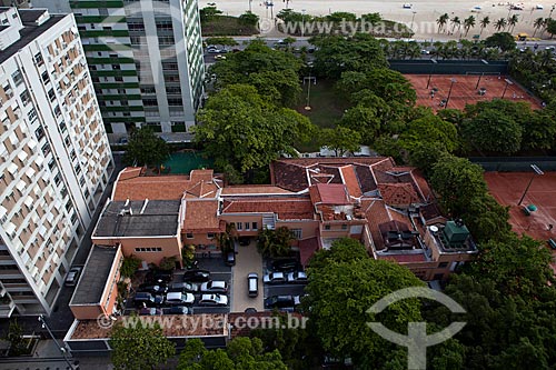  Assunto: Vista aérea do Rio de Janeiro Coutry Club com Praia de Ipanema ao fundo / Local: Ipanema - Rio de Janeiro (RJ) - Brasil / Data: 03/2012 