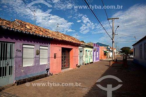  Assunto: Casario em estilo açoriano / Local: Mostardas - Rio Grande do Sul (RS) - Brasil / Data: 02/2012 