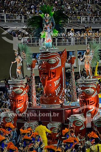  Assunto: Desfile da Escola de Samba Unidos da Tijuca - Carro alegórico - Enredo 2012 - 