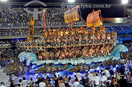  Assunto: Desfile da Escola de Samba Unidos de Vila Isabel - Carro alegórico - Enredo 2012 - 