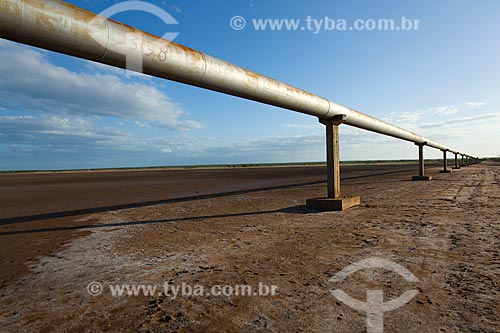  Assunto: Gasoduto próximo a Macau - Litoral potiguar / Local: Macau - Rio Grande do Norte (RN) - Brasil / Data: 03/2012 