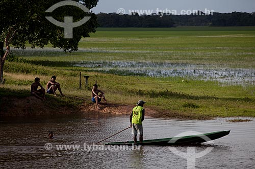  Assunto: Área de Proteção Ambiental do Rio Curiaú - Lago abastecido por canais naturais do Rio Amazonas / Local: Macapá - Amapá (AP) - Brasil / Data: 04/2012 