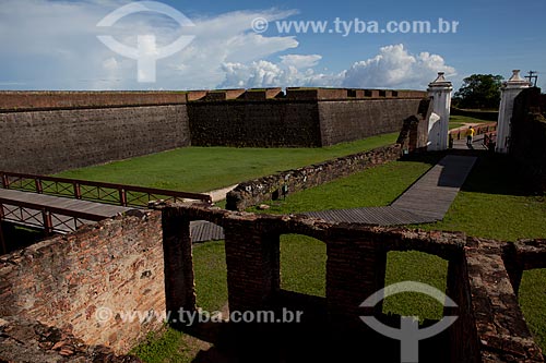  Assunto: Vista da Fortaleza de São José de Macapá (1782)Data: 04 / Local: Macapá - Amapá (AP) - Brasil / Data: 04/2012 