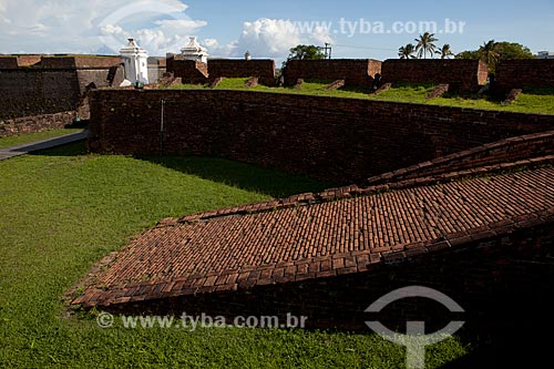  Assunto: Rampa da Fortaleza de São José de Macapá (1782)Data: 04 / Local: Macapá - Amapá (AP) - Brasil / Data: 04/2012 
