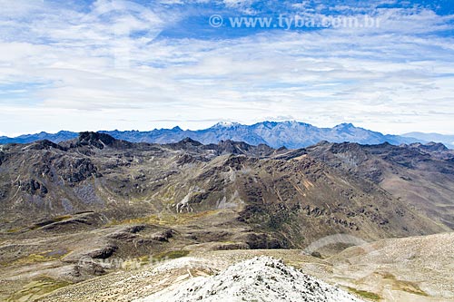  Assunto: Vista do cume do Pico Pan de Azúcar com Sierra Nevada ao fundo / Local: Mérida - Mérida - Venezuela - América do Sul / Data: 05/2012 